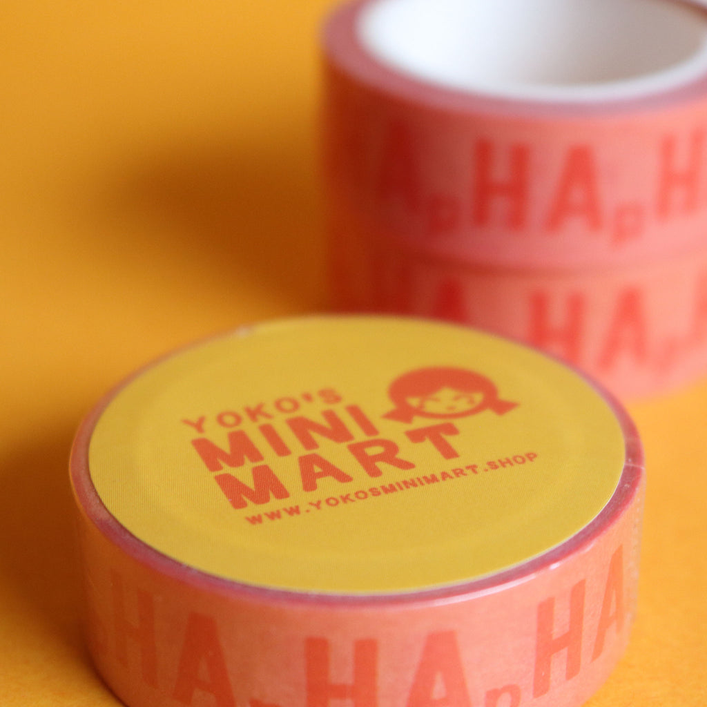 PINK AND ORANGE WASHI TAPE