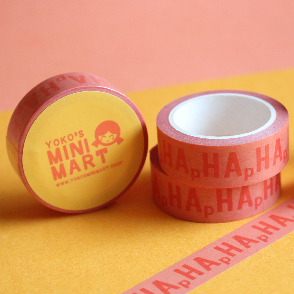 PINK AND ORANGE WASHI TAPE